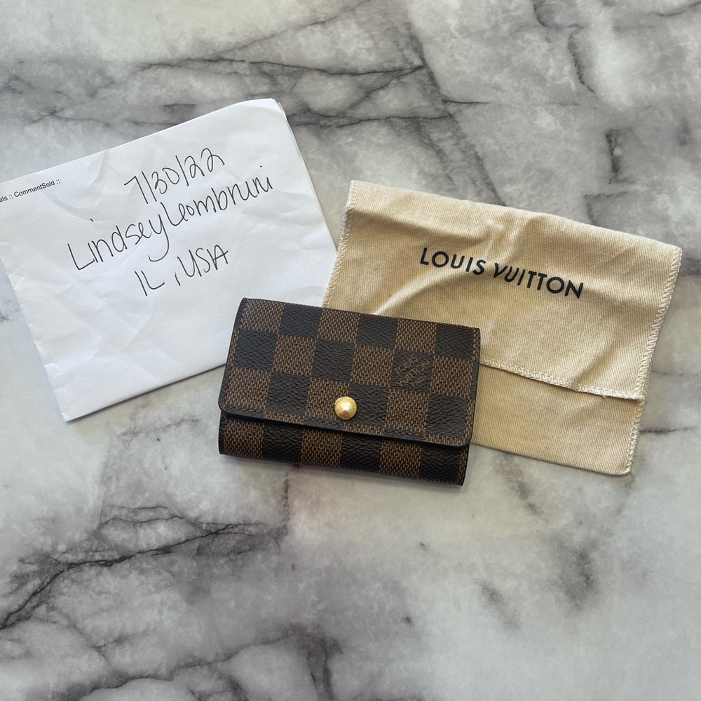 Louis Vuitton Damier Ebene 6 key holder